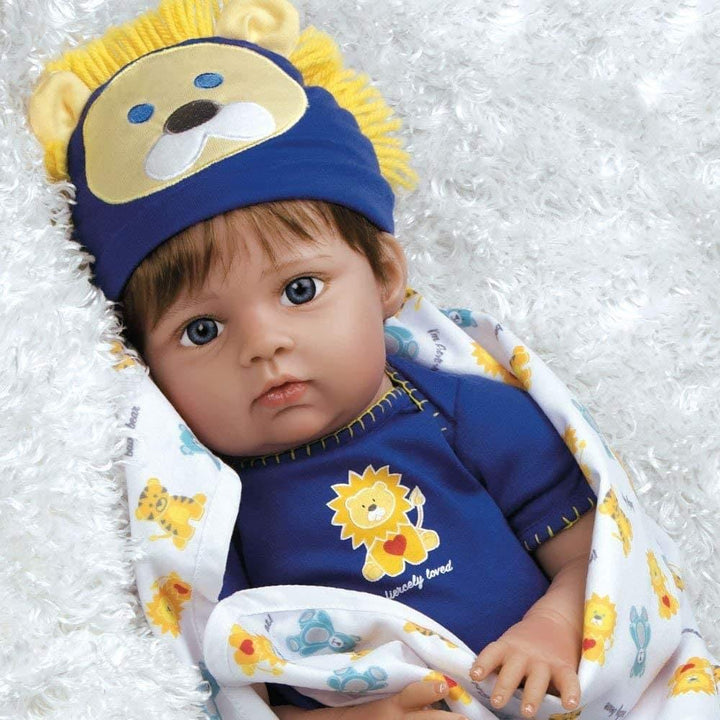 Paradise Galleries Lifelike Baby Doll Boy - Lions, Tigers & Bears