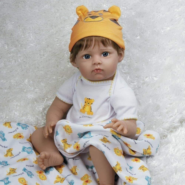 Paradise Galleries Lifelike Baby Doll Boy - Lions, Tigers & Bears