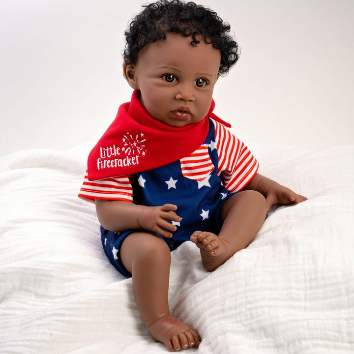 Paradise Galleries African American Reborn Toddler - 21 inch Little Firecracker
