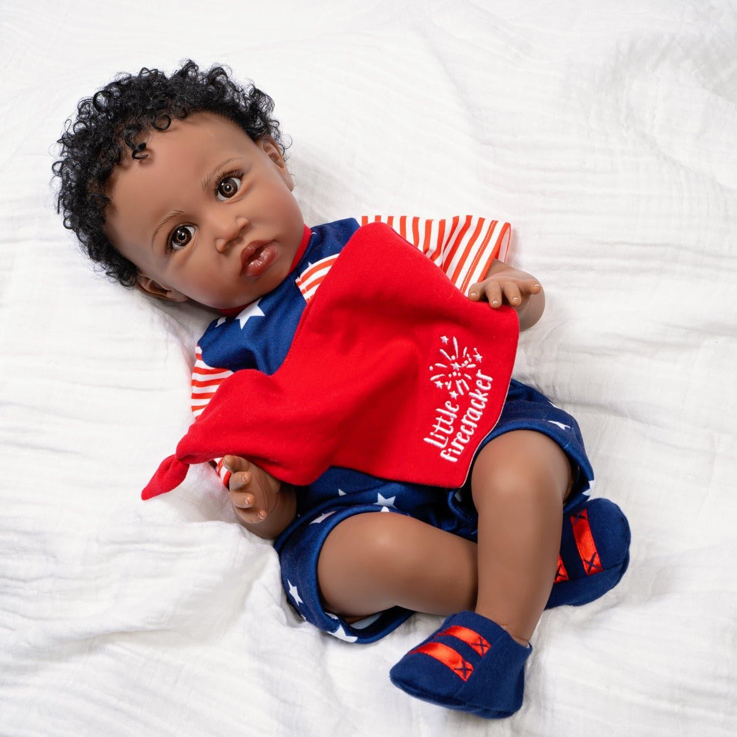 Paradise Galleries African American Reborn Toddler - 21 inch Little Firecracker