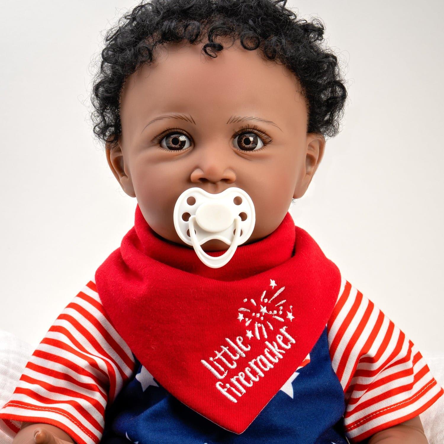 Paradise Galleries African American Reborn Toddler - 21 inch Little Firecracker