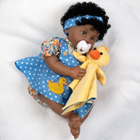 Paradise Galleries African American Reborn Baby Doll - Lucky Ducky
