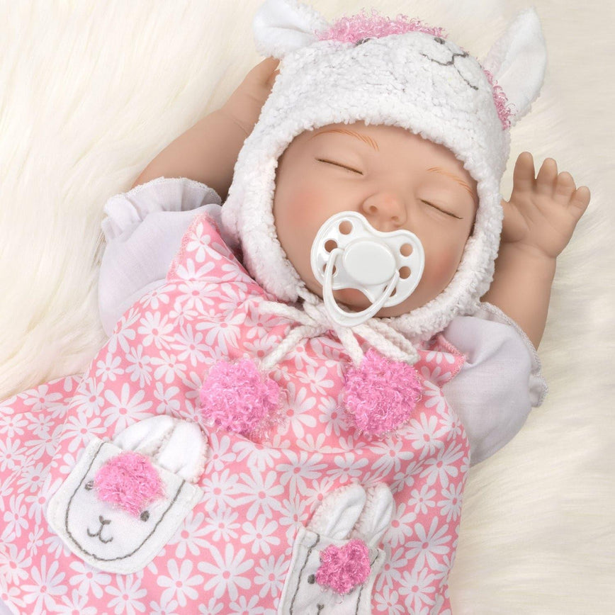 Paradise Galleries Realistic Doll Lullaby Llama Magnetic Pacifier