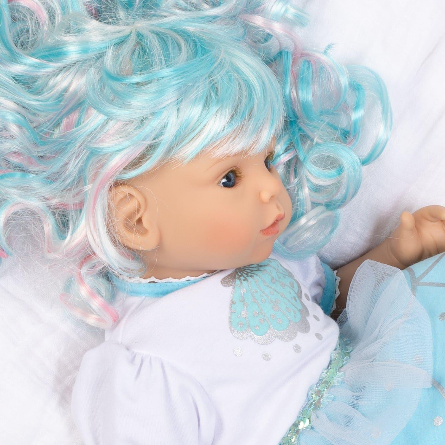 Paradise Galleries Doll Mermaid Dreams w/ Rainbow Wig, Mermaid Tail