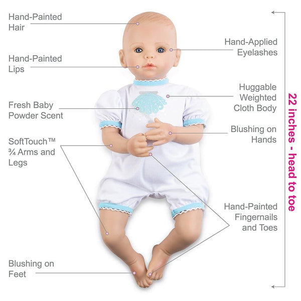 22 Inch Reborn Tutti 22 Inches, Reborn Original Dolls