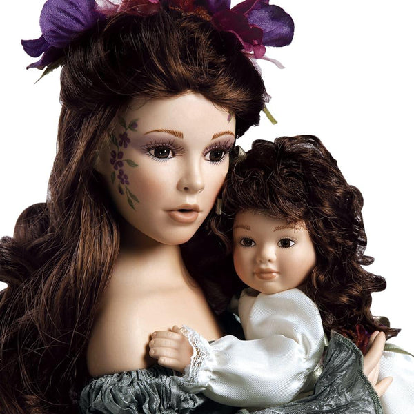 Newborn porcelain best sale dolls