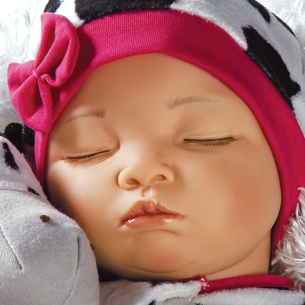 Real Looking Newborn Baby Doll, Over The Moooon, Soft Vinyl, 19 inch Paradise Galleries Reborn