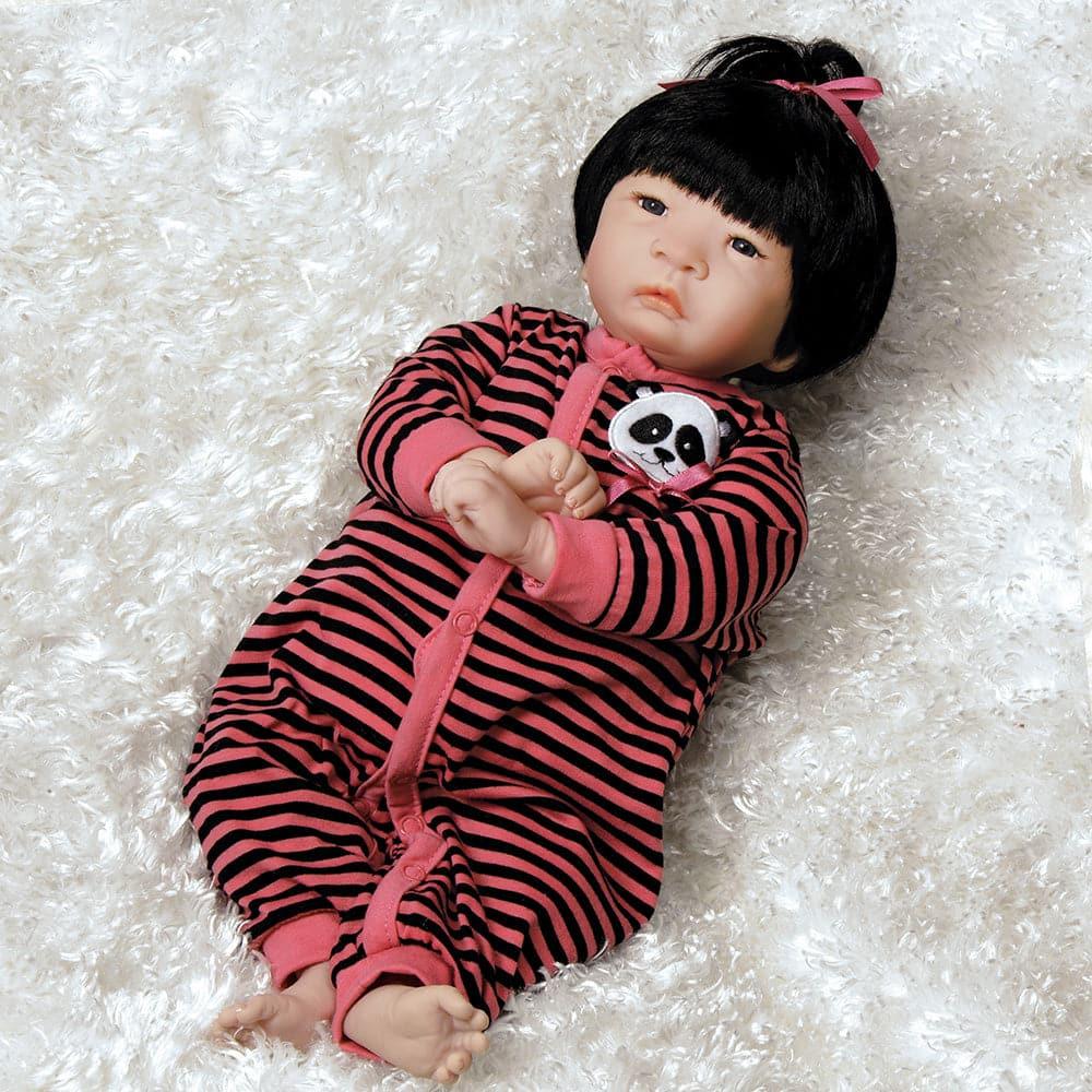 Panda reborn doll sales
