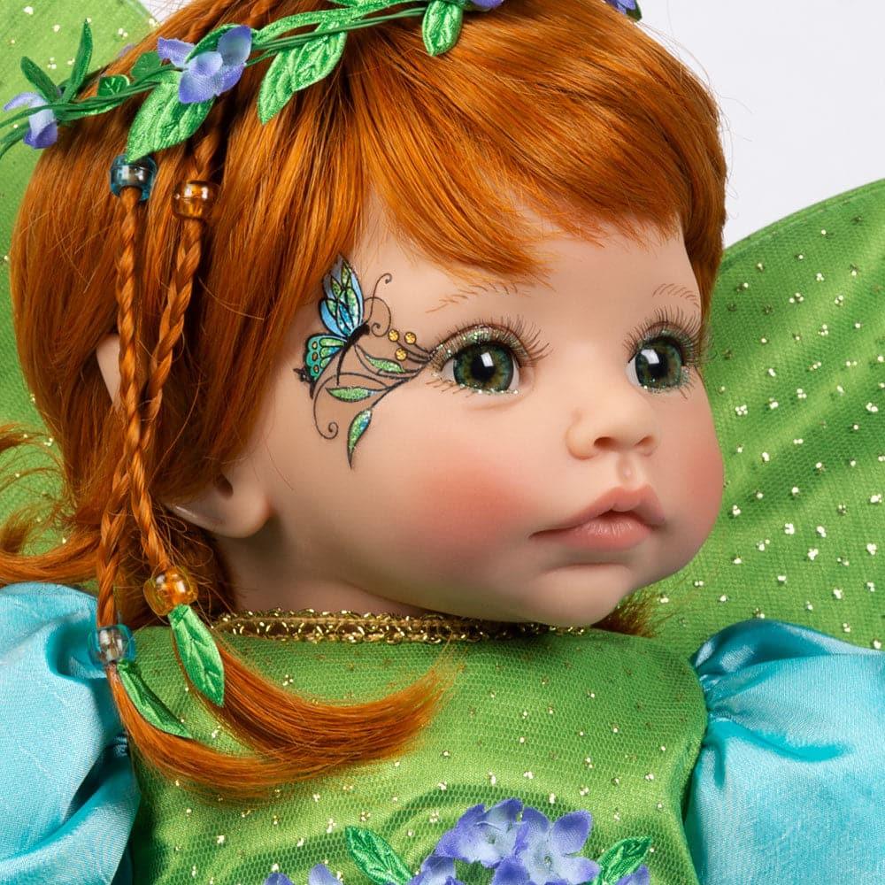 Pixie Girl, Red Haired Mystical Reborn Toddler, 19 inch Fairy Doll - Paradise Galleries