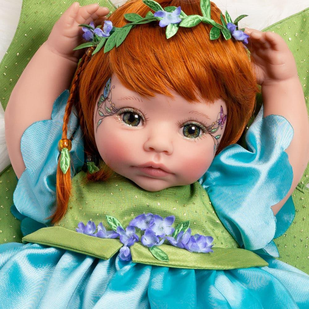 Pixie Girl, Red Haired Mystical Reborn Toddler, 19 inch Fairy Doll - Paradise Galleries