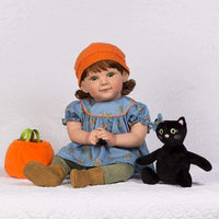 Paradise Galleries Reborn Toddler Pumpkin Spice Fall-Themed Outfit