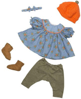 Paradise Galleries Reborn Toddler Pumpkin Spice Fall-Themed Outfit