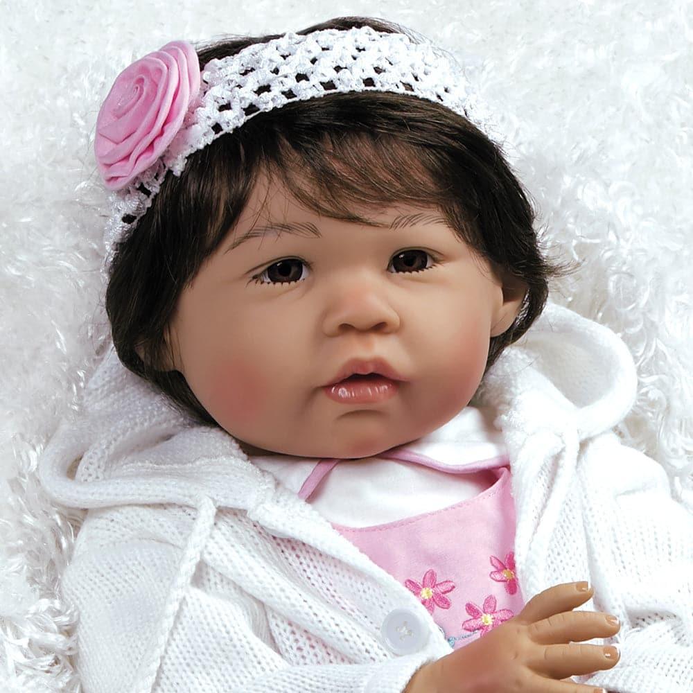 Real Looking Asian Baby Doll, Japanese Baby Sakura, 22 inch Paradise Galleries Reborn