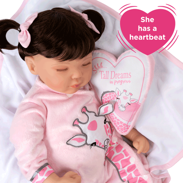 Reborn Doll with a Heartbeat Paradise Galleries Sleeping Tall Dreams