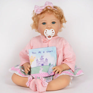 Deago Reborn Baby Dolls 22 Cute Realistic Soft Silicone Vinyl Dolls  Newborn Baby dolls With Clothes