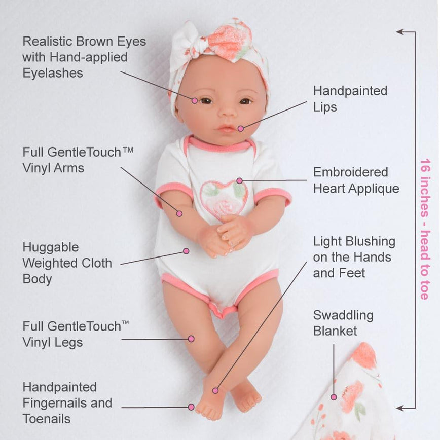 Reborn Preemie Baby Doll 16